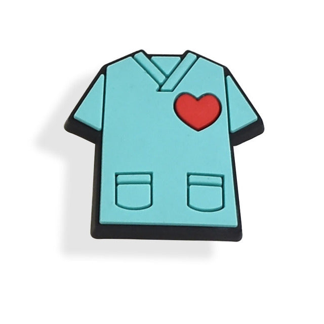 Free Shipping 1Pcs PVC Hospital Medical Series Shoe Charms  Ambulance Mask Shoes Accessories Fit Crocs Wristbands Unisex Gifts