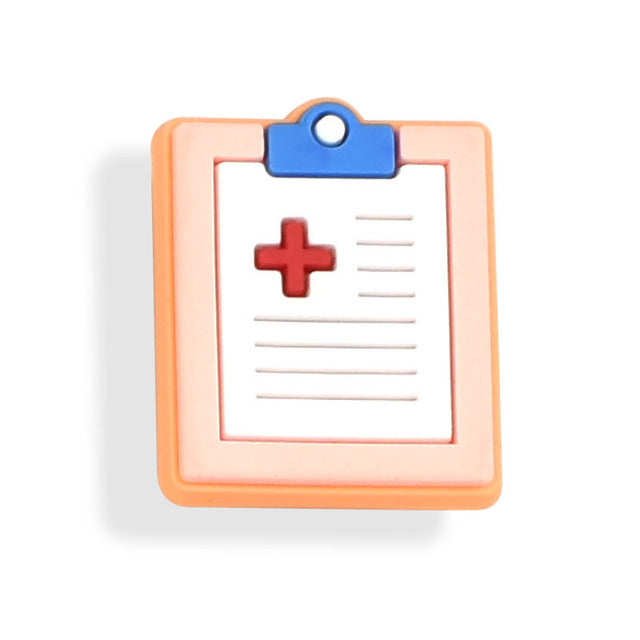 Free Shipping 1Pcs PVC Hospital Medical Series Shoe Charms  Ambulance Mask Shoes Accessories Fit Crocs Wristbands Unisex Gifts