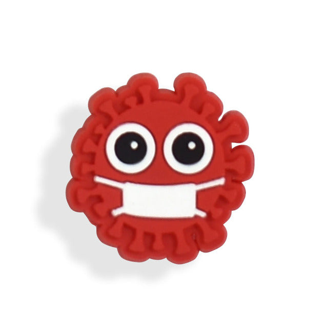 Free Shipping 1Pcs PVC Hospital Medical Series Shoe Charms  Ambulance Mask Shoes Accessories Fit Crocs Wristbands Unisex Gifts