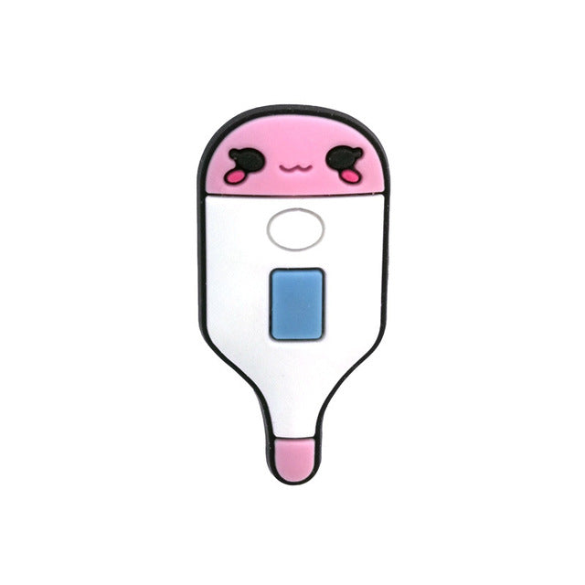 Free Shipping 1Pcs PVC Hospital Medical Series Shoe Charms  Ambulance Mask Shoes Accessories Fit Crocs Wristbands Unisex Gifts