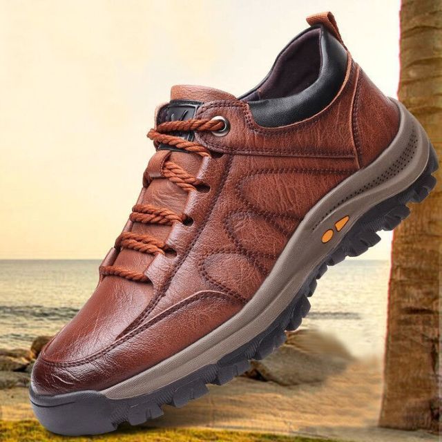 Winter Shoes for Men 2022 Leather Warm Thick Sole Shoes Safety Wear-Resistant Outdoor Sports Mens Casual Shoes Zapatillas Hombre